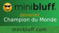 Mustafa joue au Minibluff